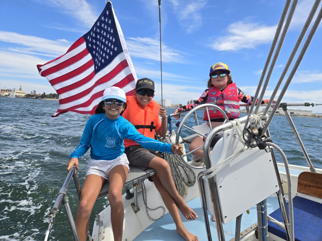 Family Sailing Children